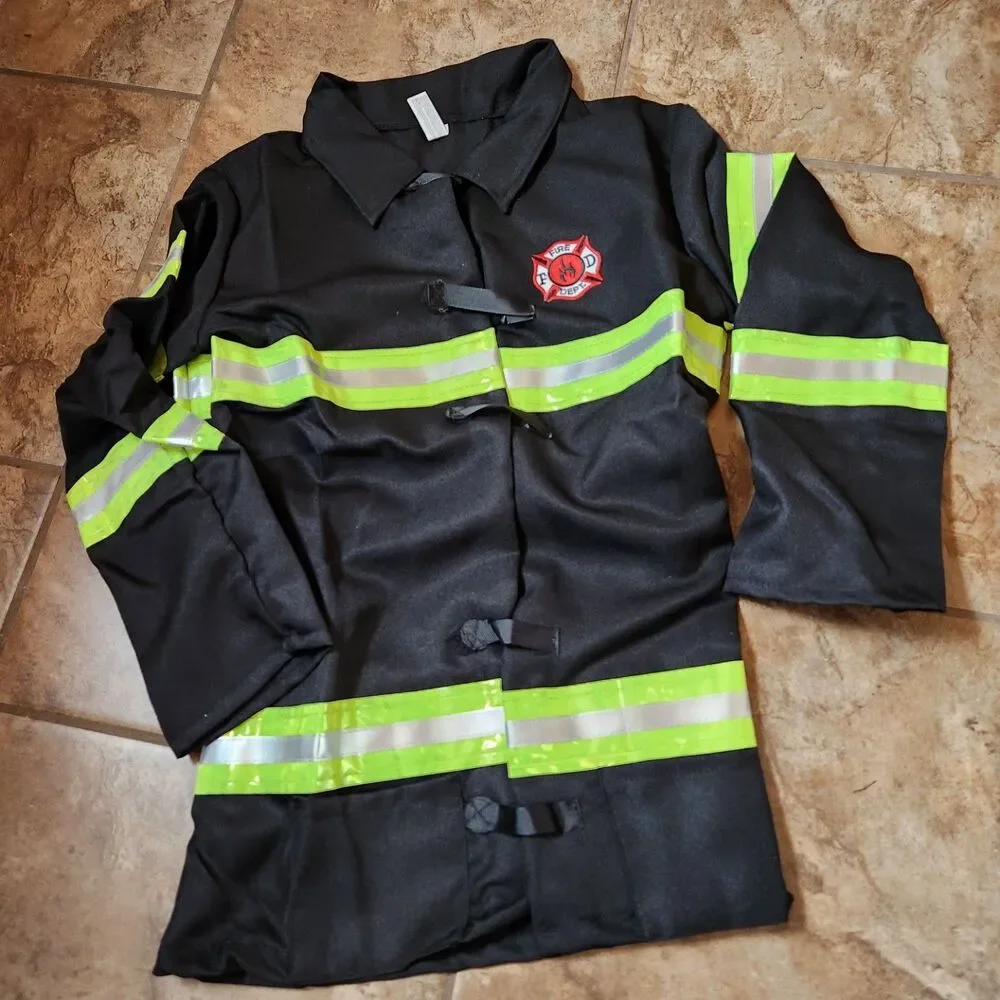 Youth Large Firefighter Costume – Jacket & Pants – Halloween
